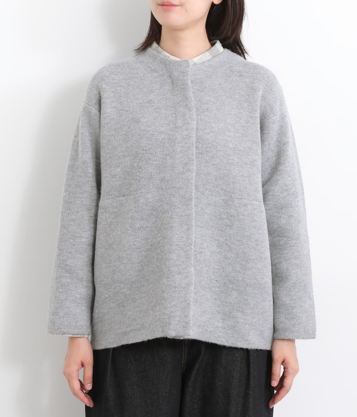 ダブルジャカード編みカーディガン（LILASIC）の商品詳細