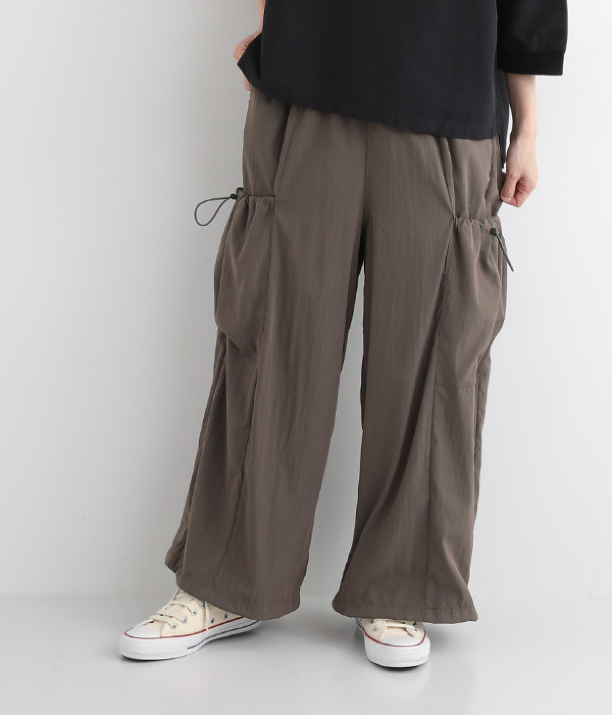 スコットクラブ　【未使用】LASUD ドロストポケットカーゴパンツ スコットクラブ【未使用】LASUD ドロストポケットカーゴパンツ