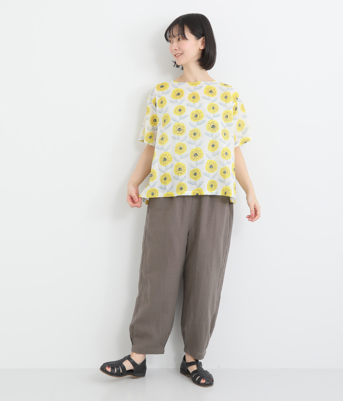 リネンコクーンパンツ（ELLIFE）の商品詳細