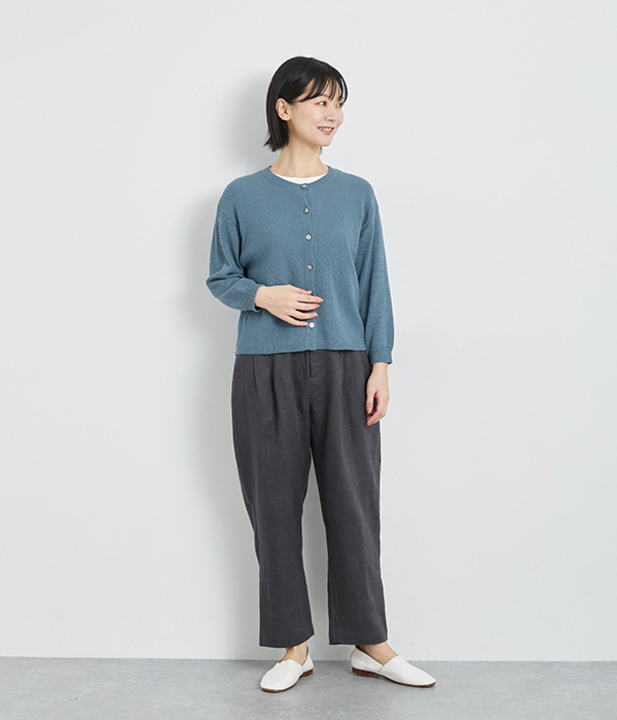 コットンリネンニットカーディガン（On y vua.）の商品詳細