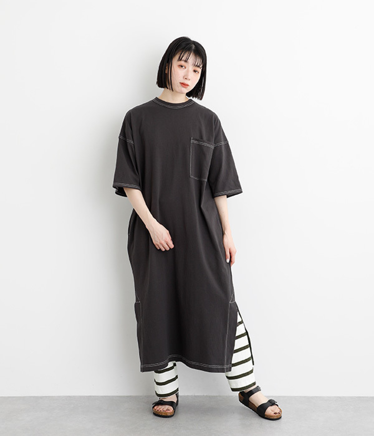 OE天竺ボーダーイージーパンツ（Bliss bunch）の商品詳細