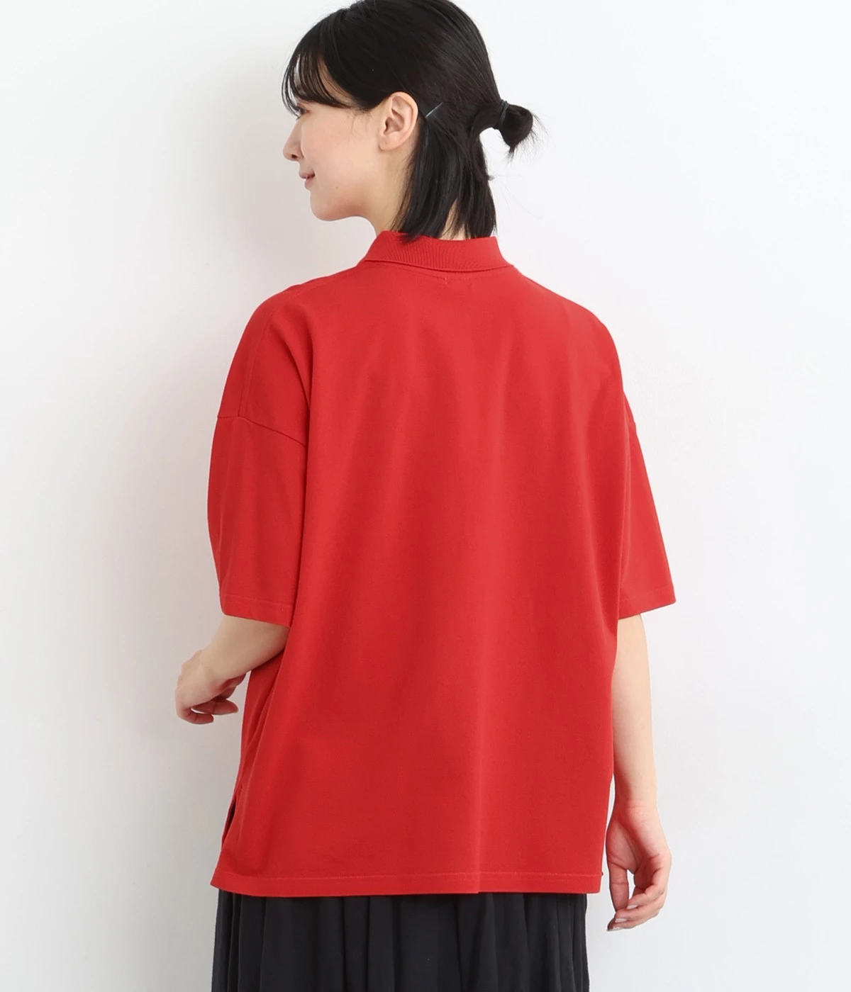 鹿の子ポロ襟ワイドプルオーバー（Bliss bunch）の商品詳細