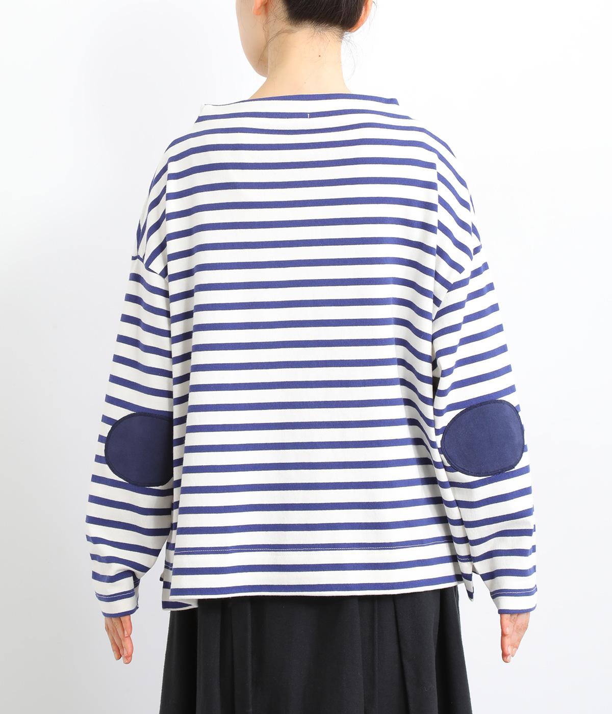 出品8月末迄_最終値下_BOUQUET de L'UNE サテンボーダートップス 出品8月末迄_最終値下_BOUQUET de L'UNE サテンボーダートップス