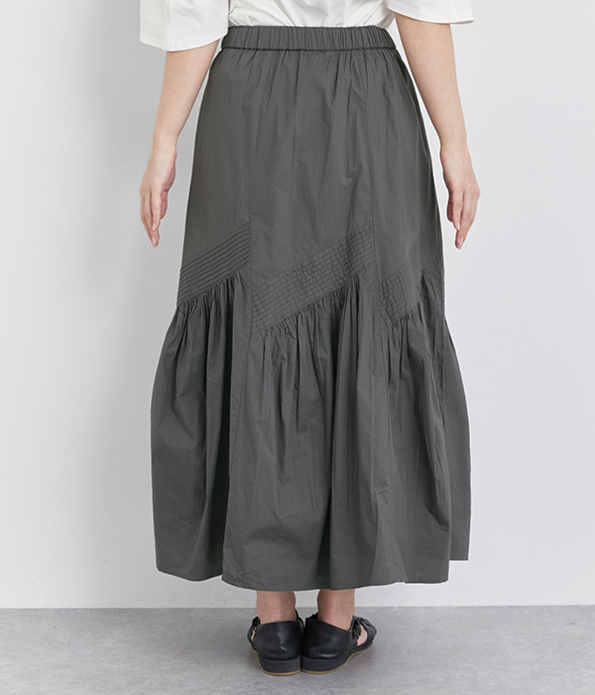 希少 JIL SANDER 立体裁断 スカート 変形 デザイン 36 濃紺 歪み AMBIDEX Store △11.36ozムラ糸デニム ミディアムタイトスカート