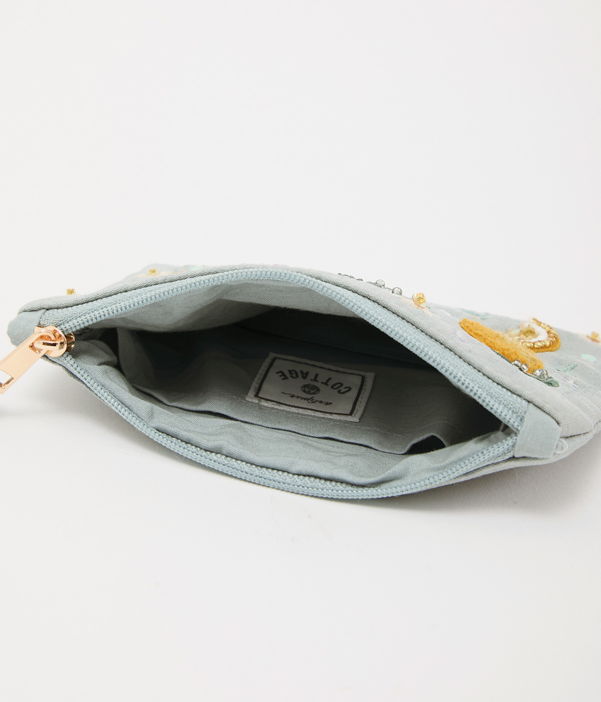 レモン刺繍ポーチS（artipur）の商品詳細