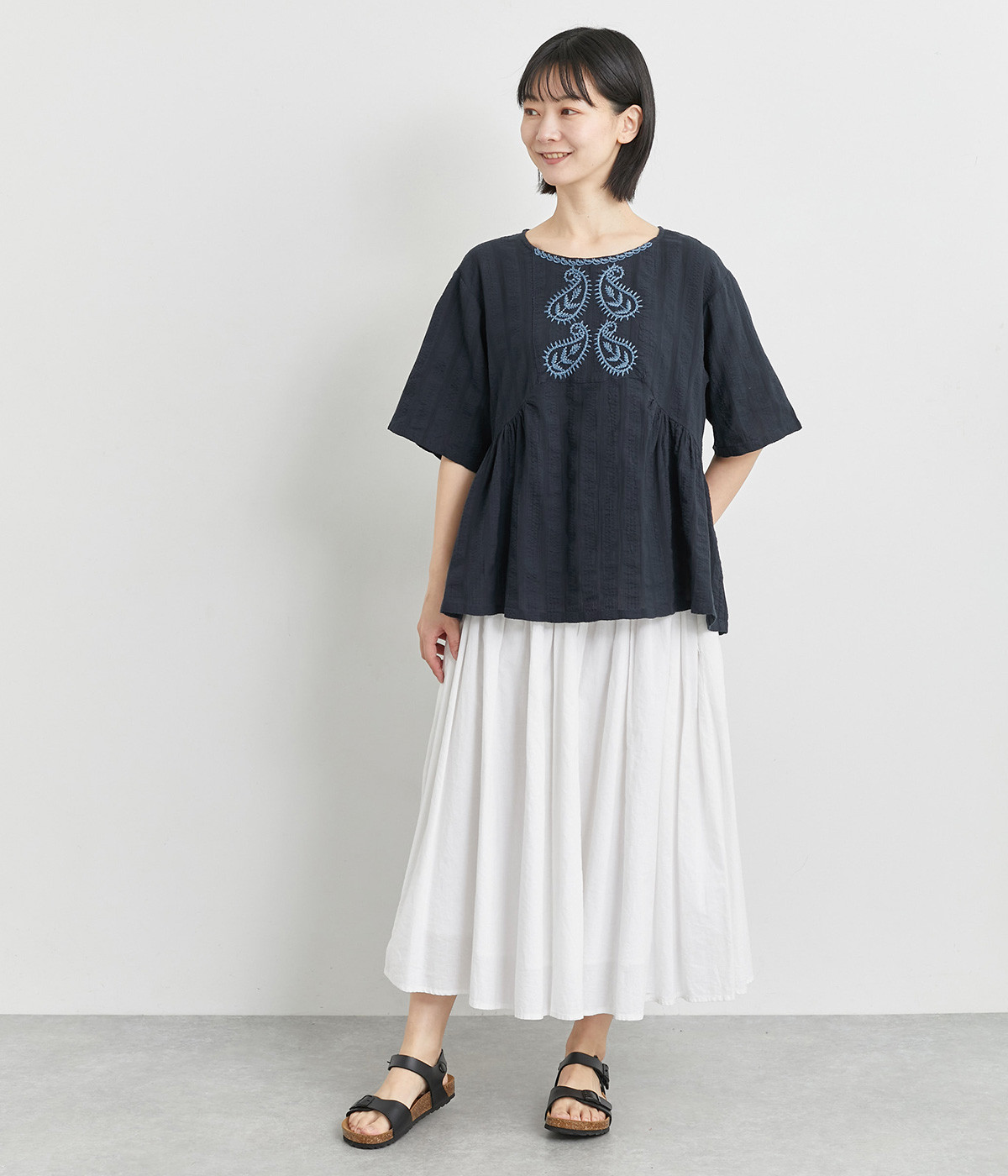 CHLOÉ ペイズリー柄 ニット ブラウス ブラック 2019 CHLOÉ ペイズリー柄 ニット ブラウス ブラック 2019 CHLOÉ