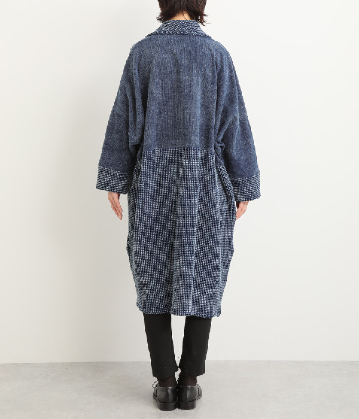 コットンコンビ藍染コート（MALAIKA）の商品詳細