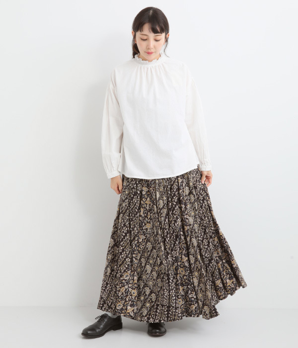 レーヨンカラムカリエスカルゴスカート（MALAIKA）の商品詳細