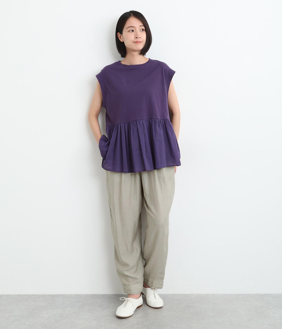 ★日本製 robe de chambre リネン テーパード キャロット パンツ COMME des GARCONS - ☆日本製 robe de chambre リネン