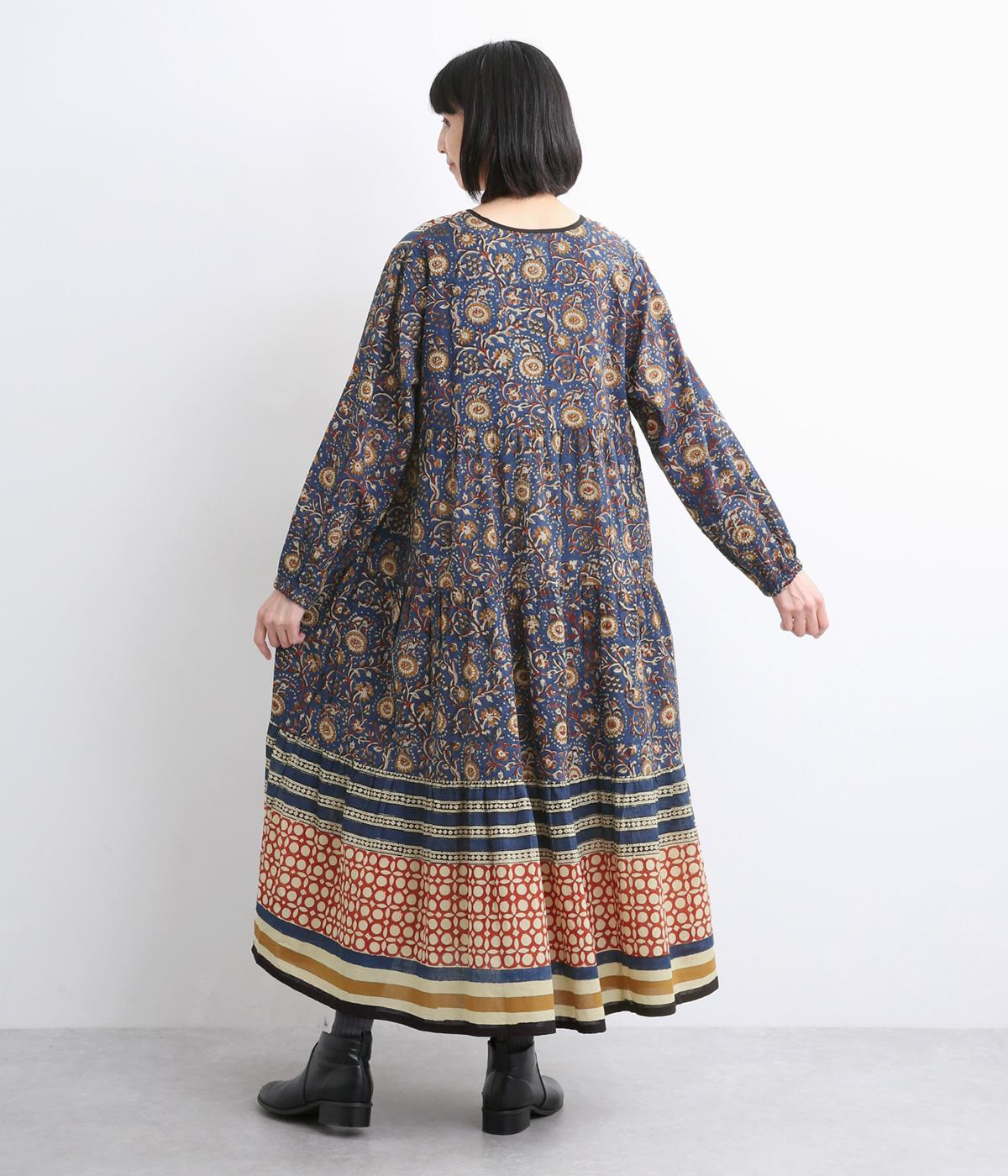 コットンキャンブリックシックブロックワンピース（PORINA）の商品詳細