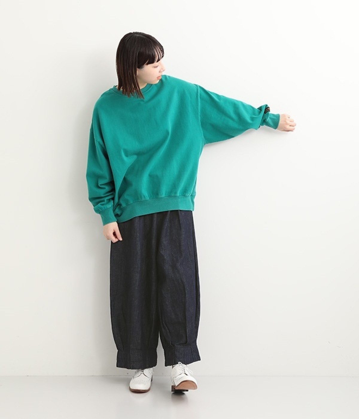 裾ピンタックギャザー加工 ピエロパンツ（ubasoku）の商品詳細