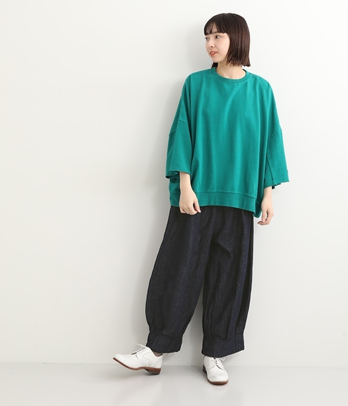 裾ピンタックギャザー加工 ピエロパンツ（ubasoku）の商品詳細