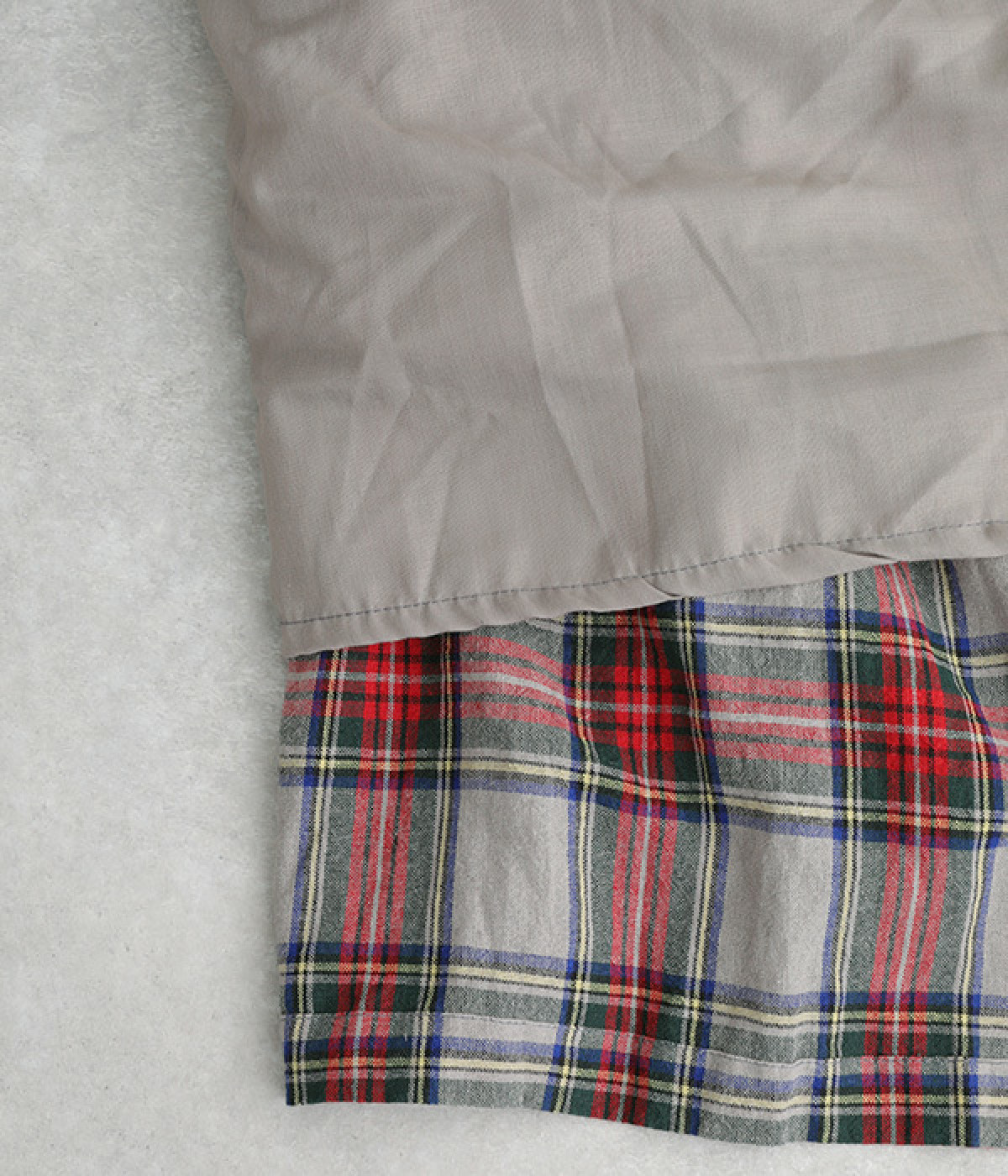 リネンタータンチェック キュロットパンツ（ubasoku）の商品詳細