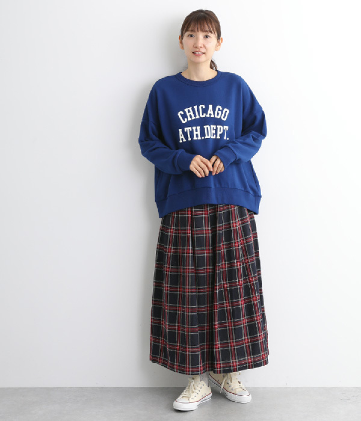 リネンタータンチェック キュロットパンツ（ubasoku）の商品詳細