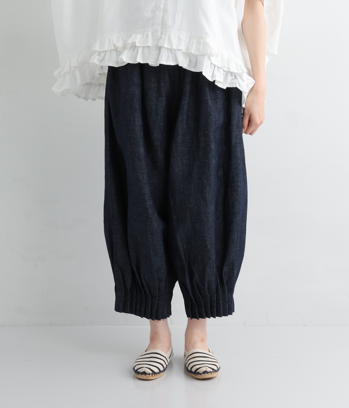 デコデコピン CIOTA シオタ New Baggy 5 Pocket Pants 生機 インディゴ デニム