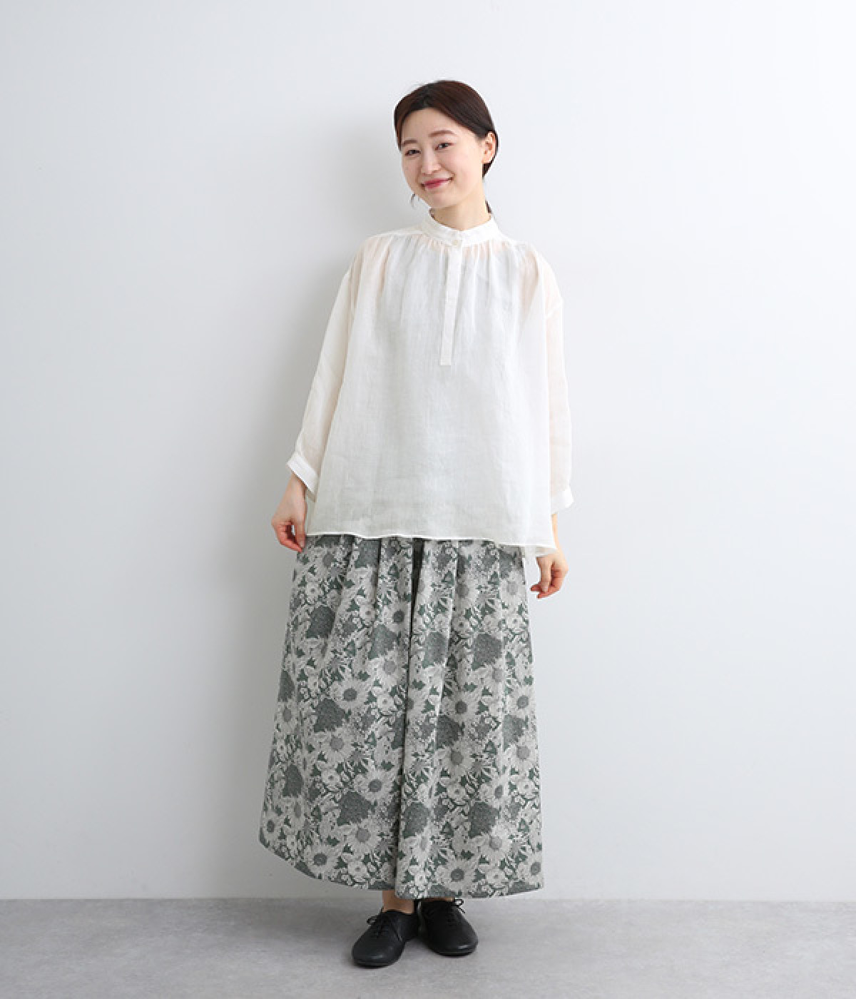45R /ラミー リネン ブルー 刺繍 ブラウス 楽天市場】ミモザ刺繍 ブラウス レディース 綿麻 コットンリネン