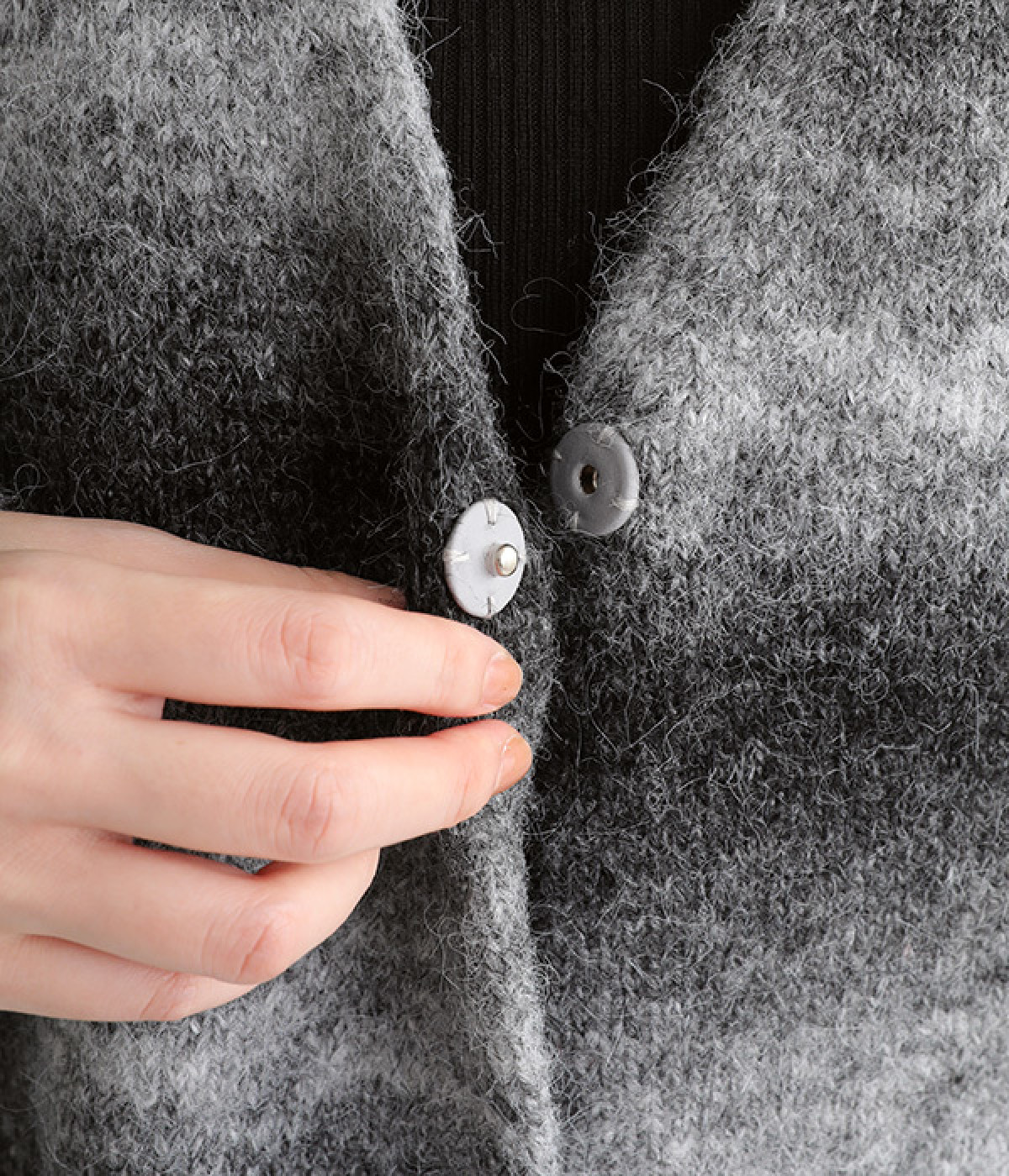 グラデーションニット トッパーカーディガン（YURK geniet van）の商品詳細