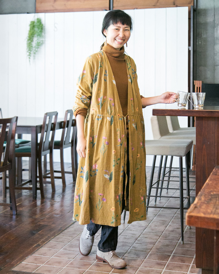 Caliner カリネ プレス水野さんがご紹介 挿し色で秋めく着こなし提案 ナチュラル服や雑貨のファッション通販サイト ナチュラン