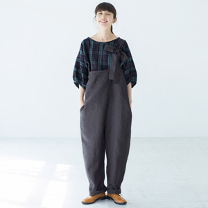 Cassure＆Lintu laulu 】 アンコールコレクション 大人のリネンサロペット ｜ ナチュラル服や雑貨のファッション通販サイト ナチュラン