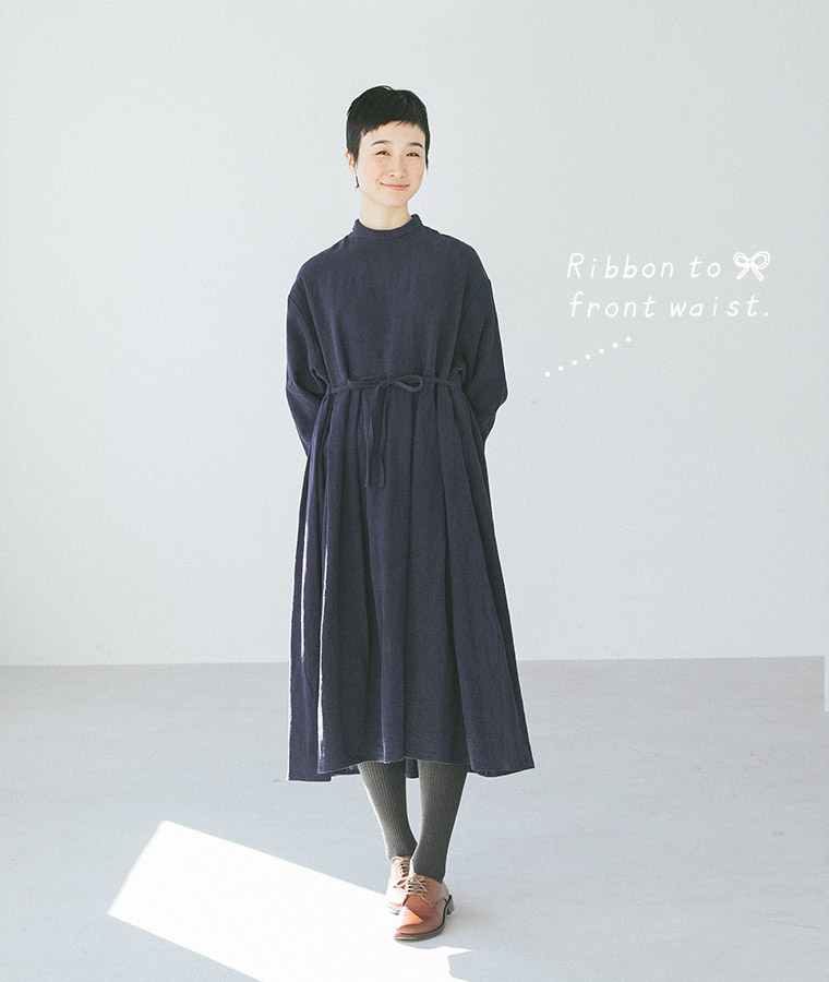 Merlot Ikyu リボンのワンピース ナチュラル服や雑貨のファッション通販サイト ナチュラン