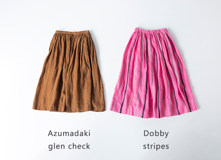 ICHI Antiquités 】初夏の装いを彩る、こだわり素材のリネンスカート