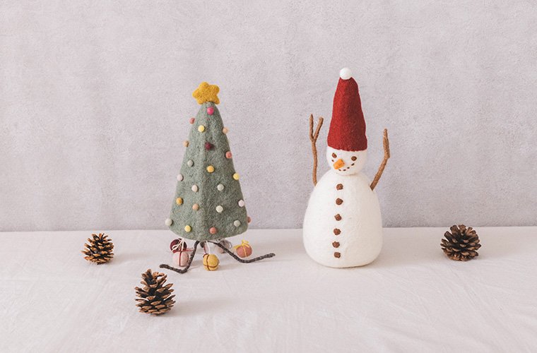 Gry&Sif グライ アンド シフ プレゼントクリスマスツリー(カラー1)とBigスノーマン レッド(カラー1)