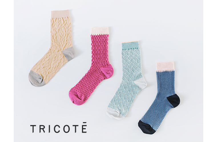 TRICOTÉ socks 靴下　置き画像