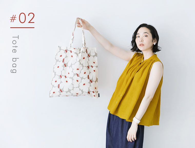 【 marimekko 】Mini Unikko bag(グレー)／メインビジュアル