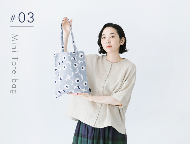 【 marimekko 】Mini Unikko bag(A・ブルー)／メインビジュアル