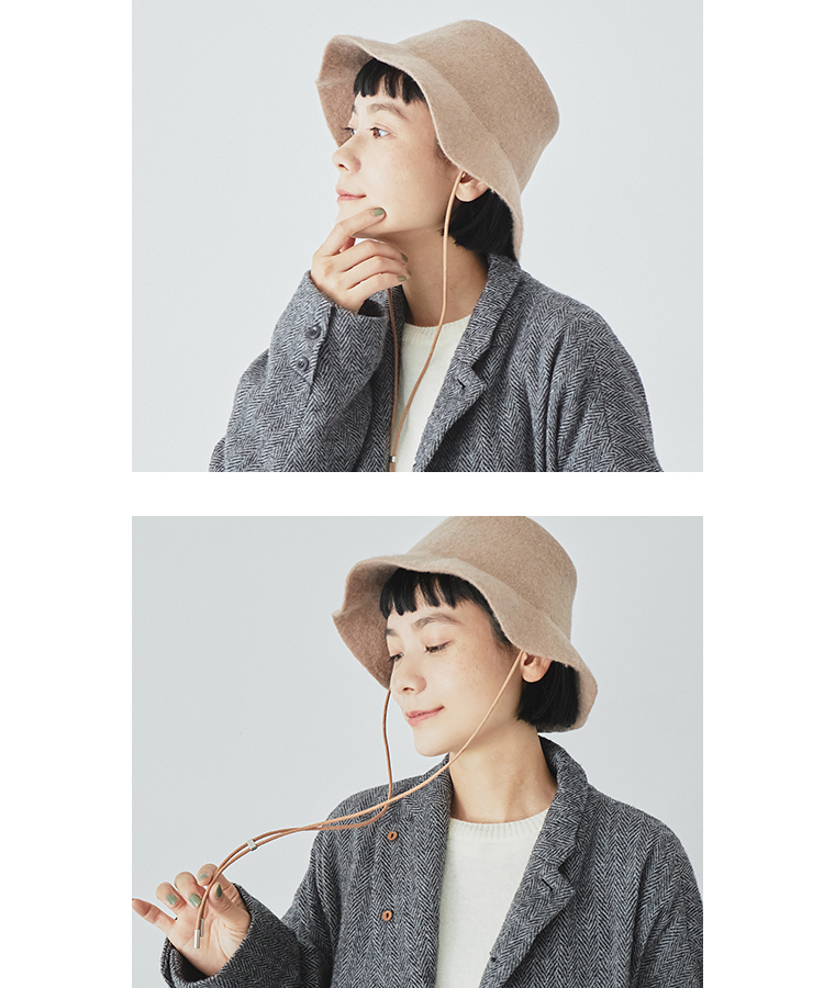 odds PORKPIE HAT かぶり方アレンジ