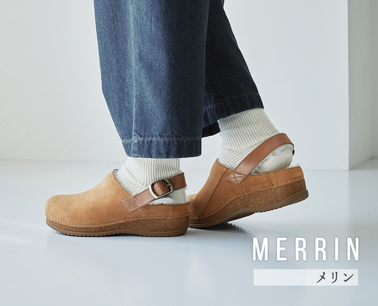 【 dansko 】MERRIN【Limited Edition】(コージー)／あたたかなファーをあしらったミュール