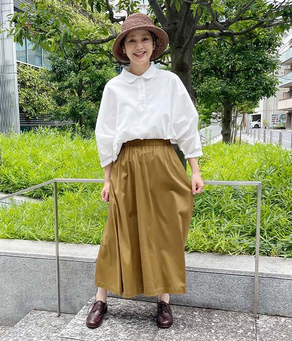 [7/20] オリジナルブランド「Cassure」と女優の羽田美智子さんがコラボしたトップスとスカートをご紹介 | ナチュラル服や雑貨の ...