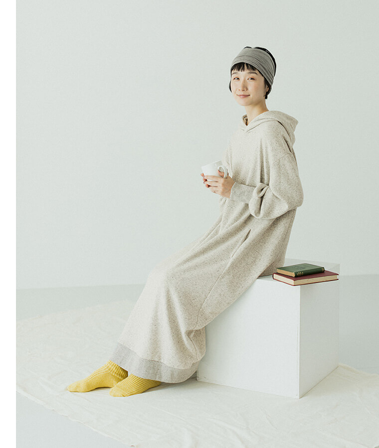 仕立ての良さを実感できる日本製 Cassure パーカーワンピース カーディガン ナチュラル服や雑貨のファッション通販サイト ナチュラン